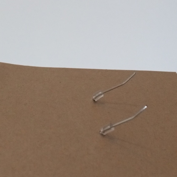 Handmade Crystal prism dangle Christmas Tree earrings - Picture 3 of 4